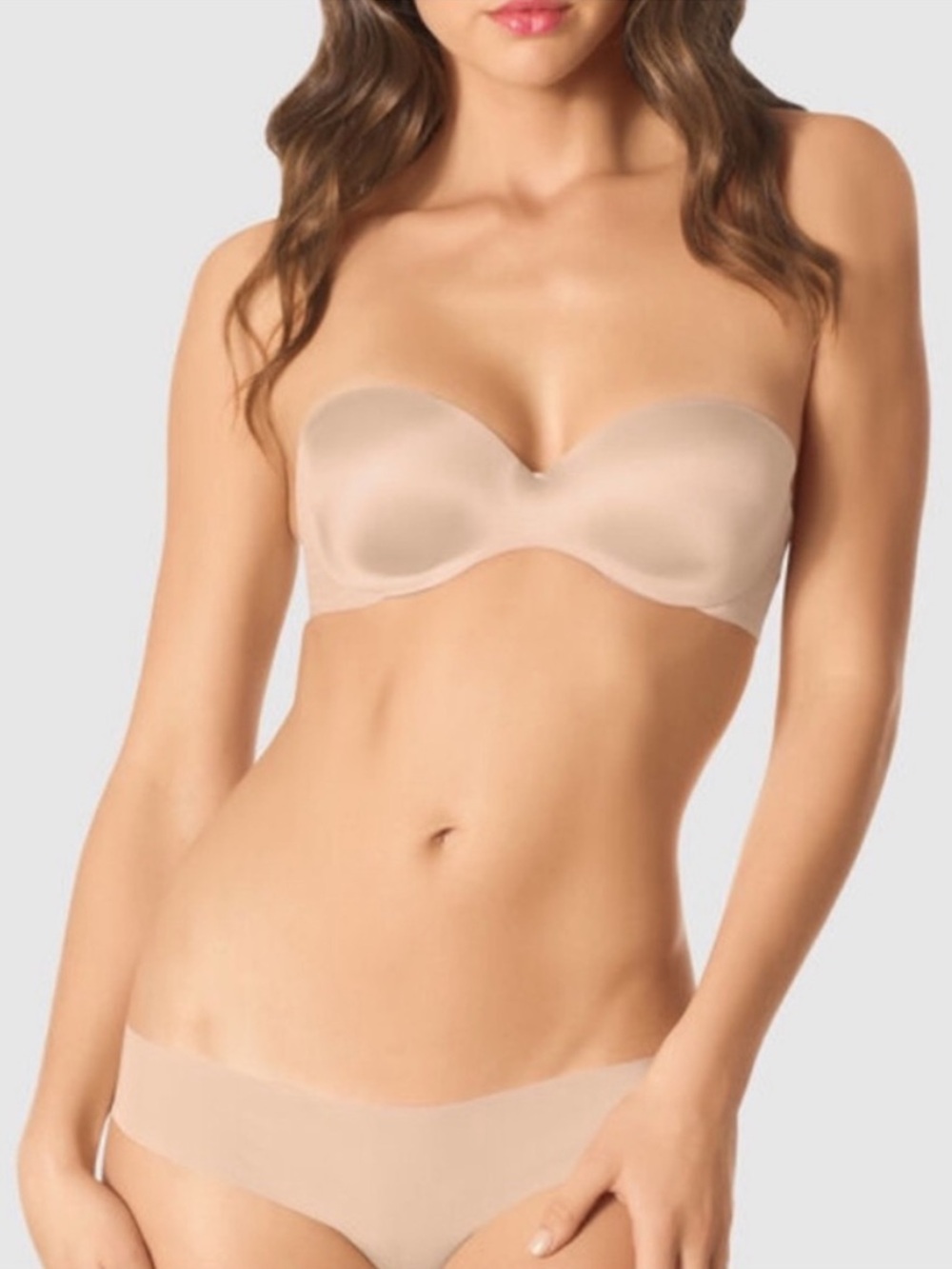3/$30 La Senza Nude Body Kiss Strapless Bra size 32 B  - straps included!